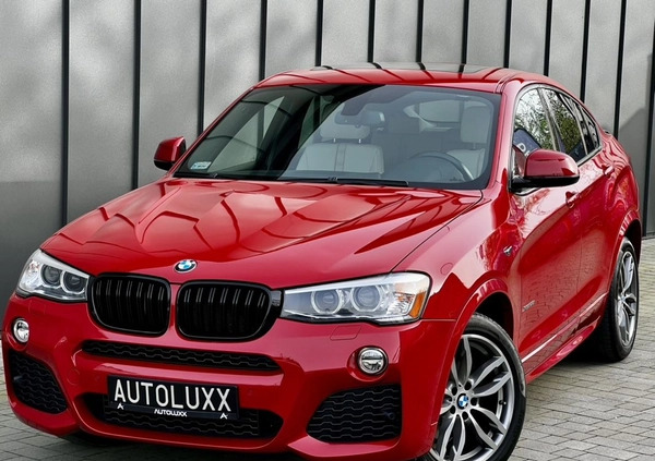 samochody osobowe BMW X4 cena 99700 przebieg: 88000, rok produkcji 2015 z Oleszyce